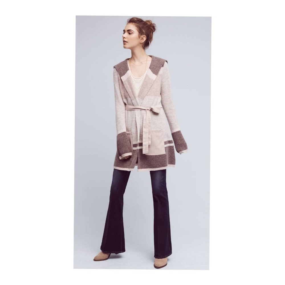 Anthropologie Angel of the North Wool Cardigan M
